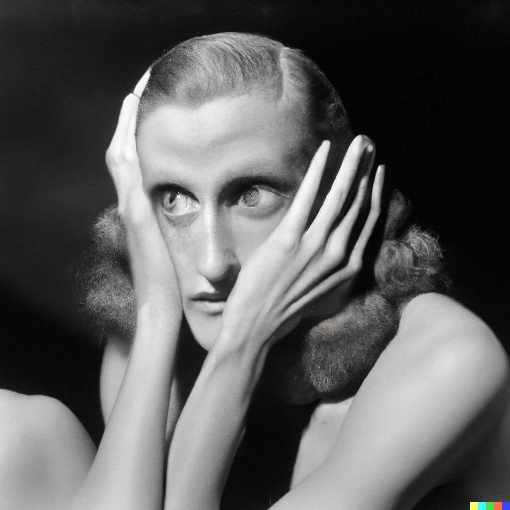 a representation of anxiety, photograph taken by George Hurrell